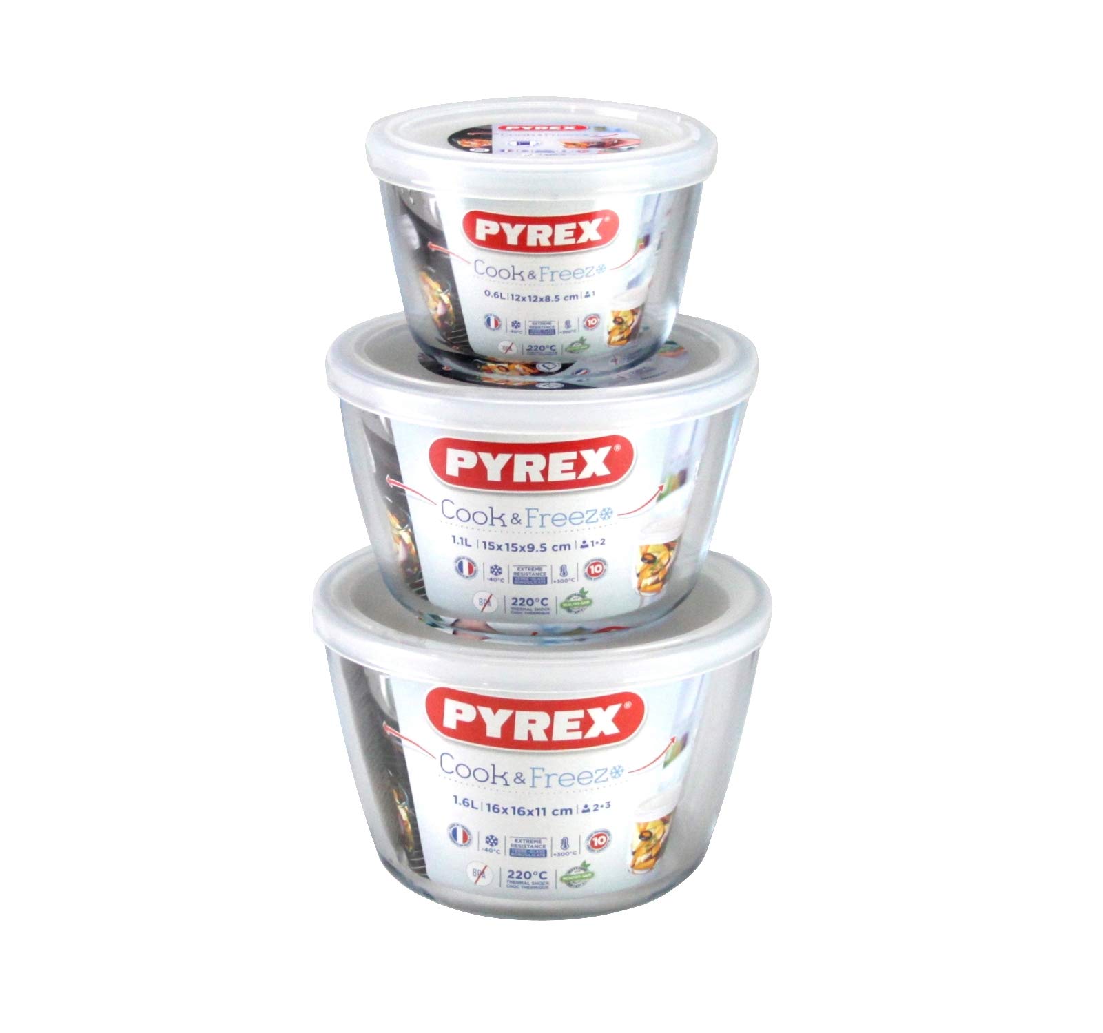 pyrex freezer to oven dishes