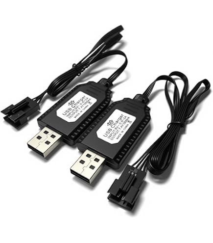 Amazon.com: Blomiky 2 Pack 7.2V Ni-CD Charger Cable with SM-2P