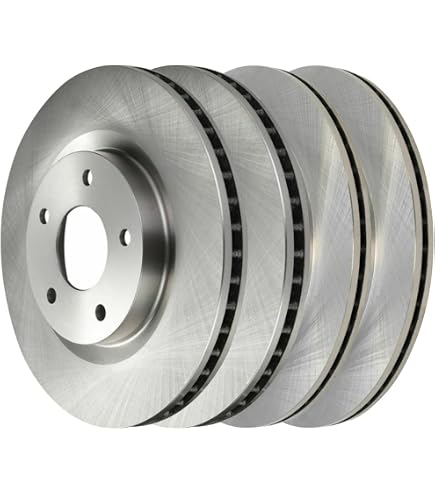 YXPCARS Front Drilled & Slotted Brake Rotors For Nissan Maxima, Murano & Infiniti M35