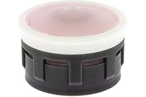 Neoperl 14 5350 5 PCA Perlator HC California Economy Flow Aerator Insert, Regular, 1.2 GPM with Washer, Pink/Clear Dome, Honeycomb Screen, Aerated, Acetal