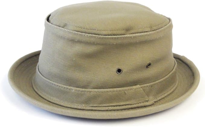 Amazon New York Hat ニューヨークハット 3014 Canvas ポークパイハット Khaki Mハット メンズ おしゃれ ハット 通販