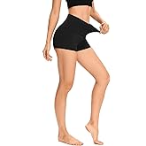 LXNMGO Women's 2"/7" High Waist Yoga Shorts Tummy Control Workout Running Biker Volleyball Shorts for Women with Side Pockets