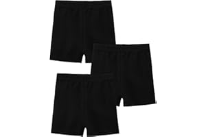 YERIOK 3 Pack Cotton Baby Girls Shorts Toddler Biker Bike Cartwheel Under Shorts for Baby Girl Clothes