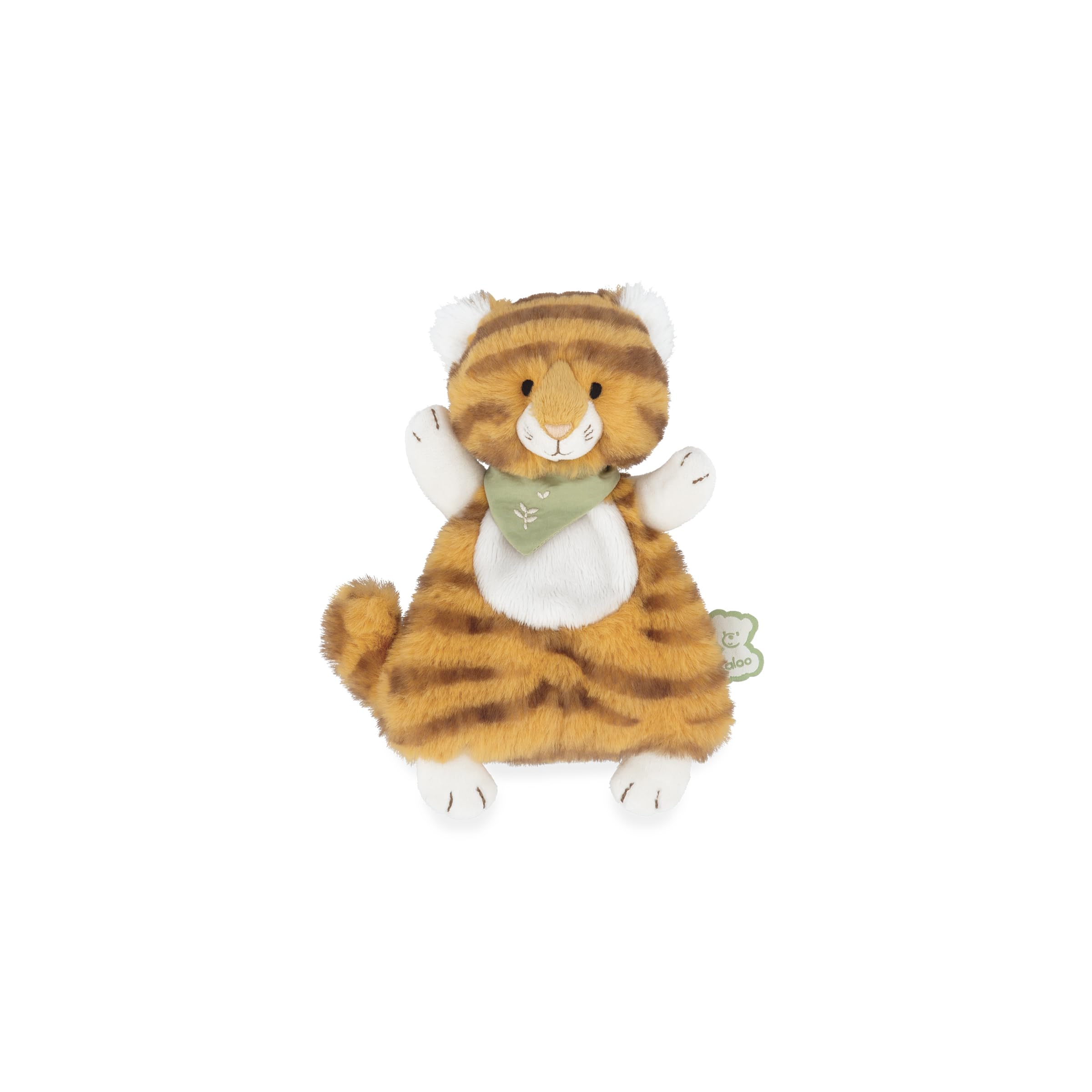 Kaloo - Les Amis - Papaye The Tiger Comforter - 18 cm - Orange - Ultra-Soft Material - 0 Months +, K224010