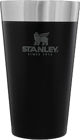 STANLEY Adventure Stacking Beer Pint 0.47L Stainless Steel Travel Mug Matte view 1
