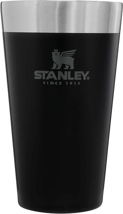 STANLEY Adventure Stacking Beer Pint 0.47L Stainless Steel Travel Mug Matte