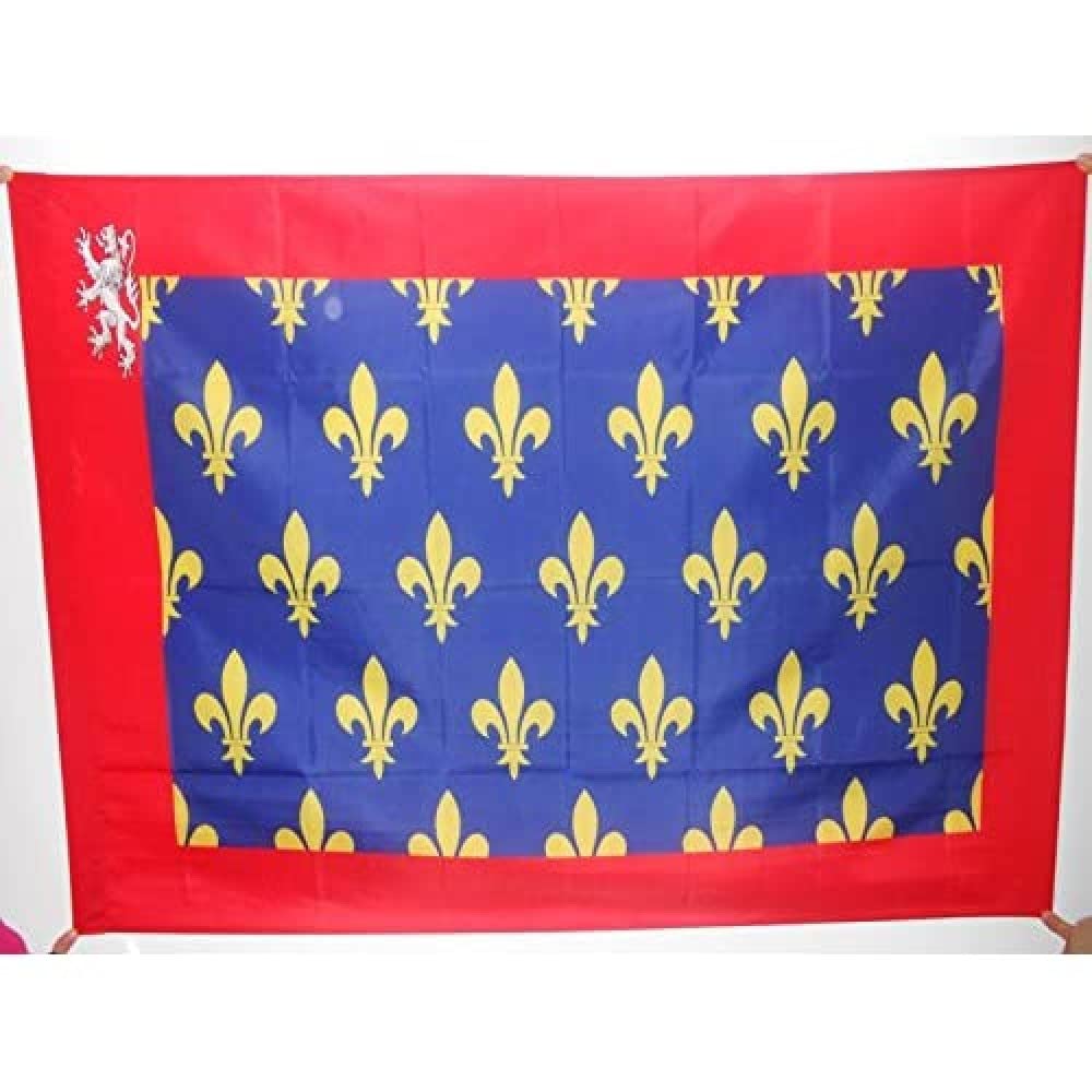AZ FLAG - French Province of Maine Flag - 3x5 Ft - County of Maine Banner with Sleeve - 100% Polyester - Fade Resistant - Vivid Colors - 3' x 5' Feet - 150x90 Cm
