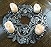 Advent Wreath, or Centerpiece for The Holiday's, Metal Art Haiti, Family Dining Decor, Handmade, Quality Craftsmanship, Fair Trade 15 x 15 Inches
