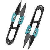 Damita 4.2 inch Sewing Scissors - Wider Handle Thread Snips (2 pack) | Professional Snips Scissors for Sewing, Quilting Supplies, Stitch, DIY Supplies