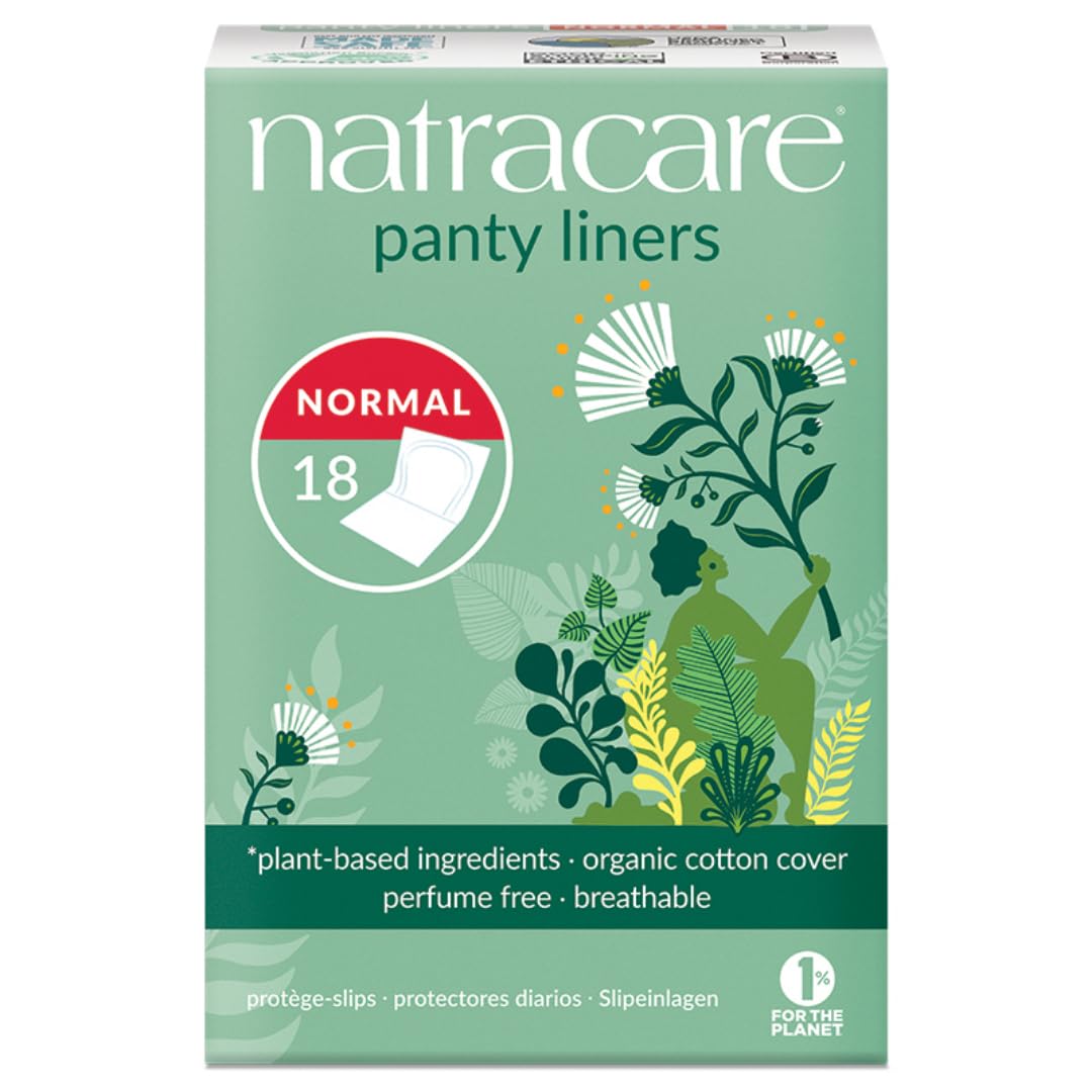 NATRACARE Panty Liners - Normal Wrapped 18 (Pack of 6)