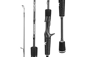 KastKing Crixus Fishing Rods,IM6 Graphite Spinning Rod & Casting Rod W/Zirconium Oxide Ring Stainless Steel Guides, SuperPolymer Handle