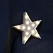 Battery Operated Night Light LED Marquee Sign with Wireless Remote Control for Kids' Room, Bedroom, Gift, Party, Home Decorations(White Star)