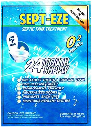 Sept Eze America's BEST Septic Tank Treatment 24 month Supply/24 Tabs