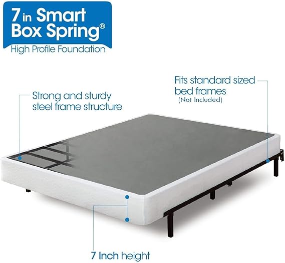 Zinus 7 Inch Smart Box Spring / Mattress Foundation / Strong Steel