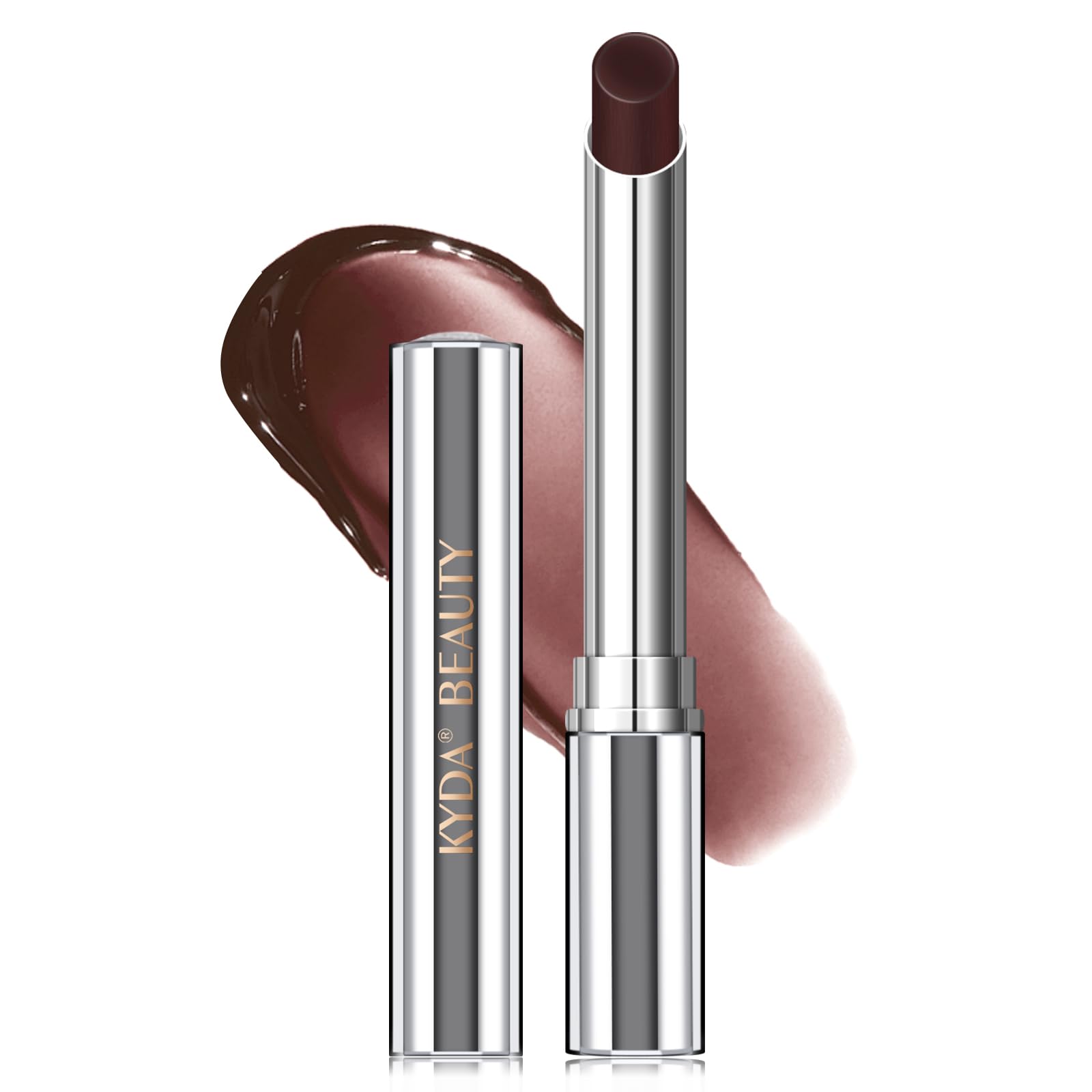 KYDA Honey Lipstick Tint, Hydrating Sheer Formula Lipstick, Natural Glossy Finish, Lasting Moisturizing Lip Care Balm for Dry Lips,Black Candy