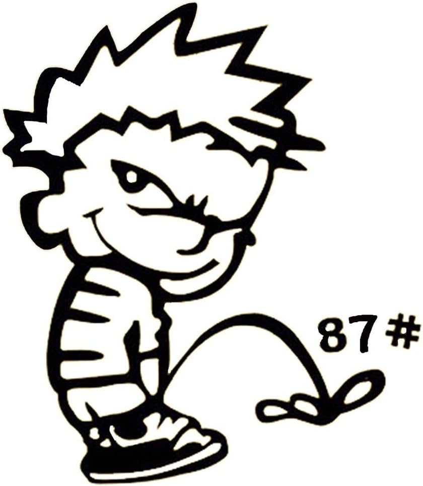Generic Child pee Reflective car stickers 89# gasoline car oil on the cap