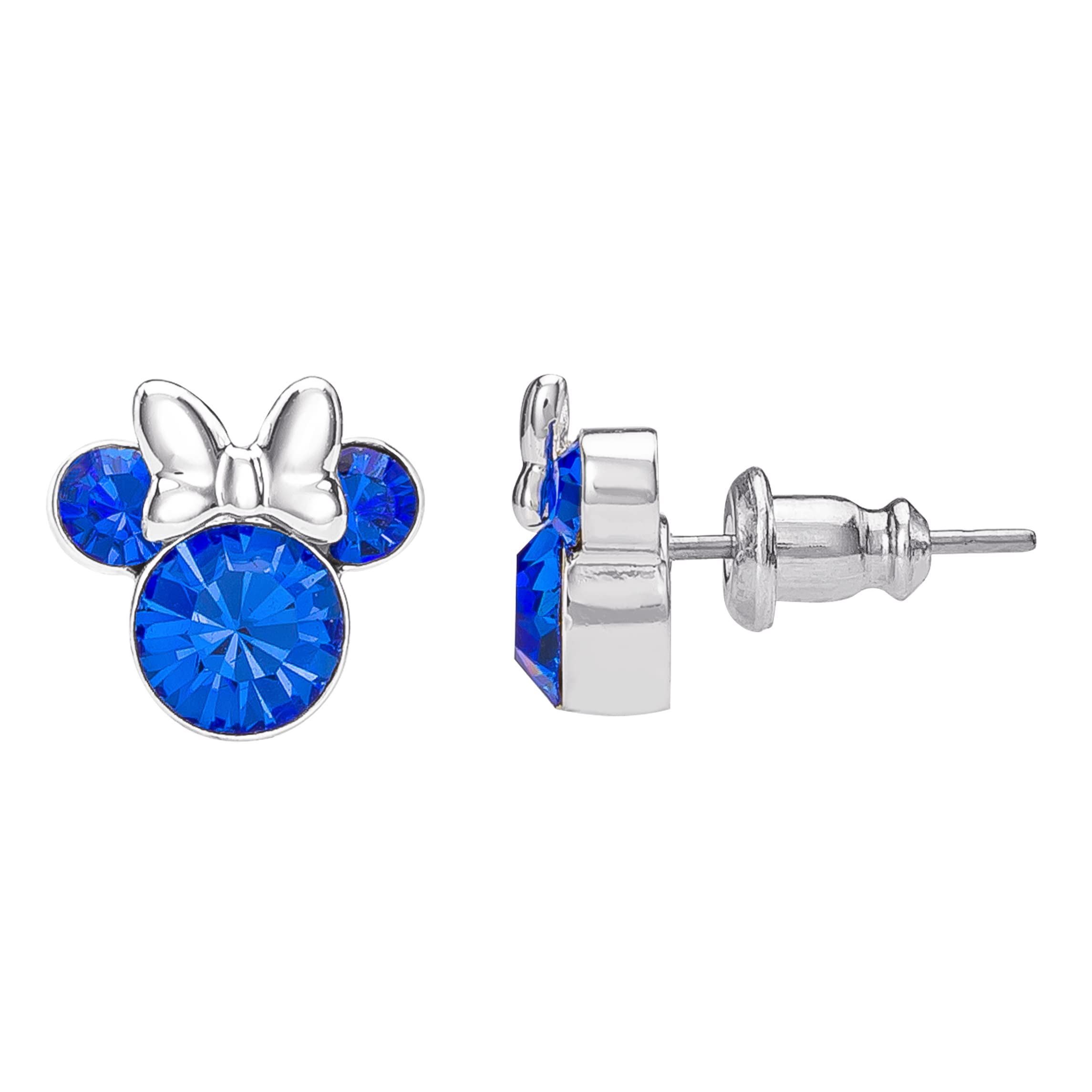 Disney Minnie Silver Plated September Birthstone Stud Earrings EF00469SSEPL.PH