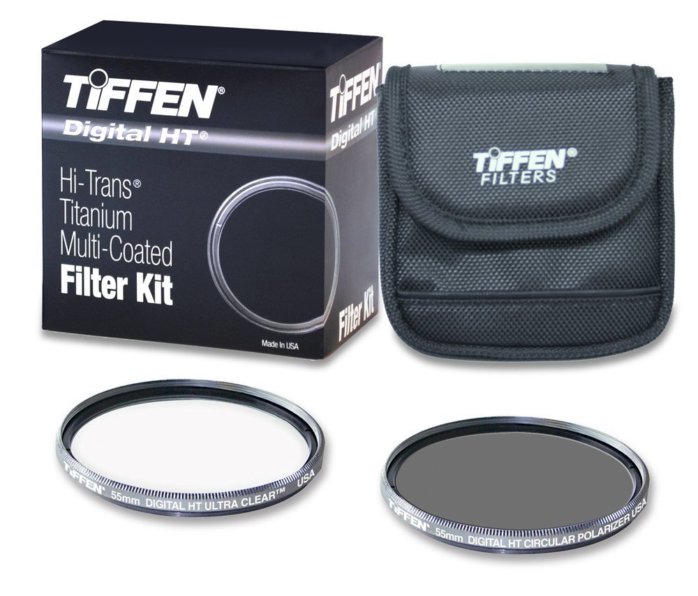 Tiffen 55HTPTP 55MM Digital HT Twin Pack with Ultra Clear and Circular Polarizer