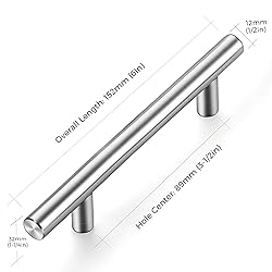 Ravinte Cabinet Handles 15 Pack 3-1/2 Inch Cabinet