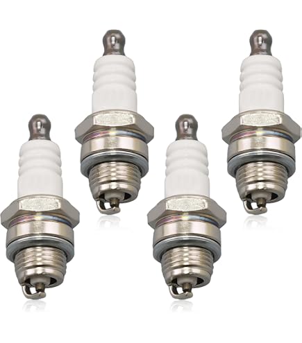 2x Zündkerzen 15901019830 BPM8Y – Passend Für Echo Rasenmäher SRM210, SRM225, SRM230, SRM280, 53 Mm Länge