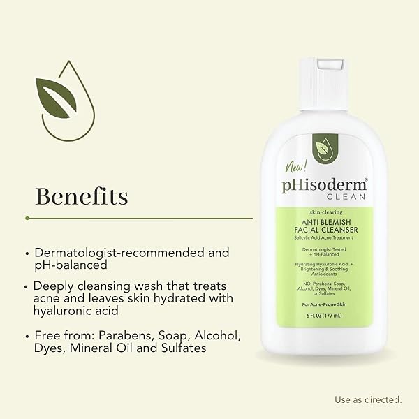 PHISODERM® CLEAN ANTI-BLEMISH FACIAL CLEANSER – 6 FL OZ