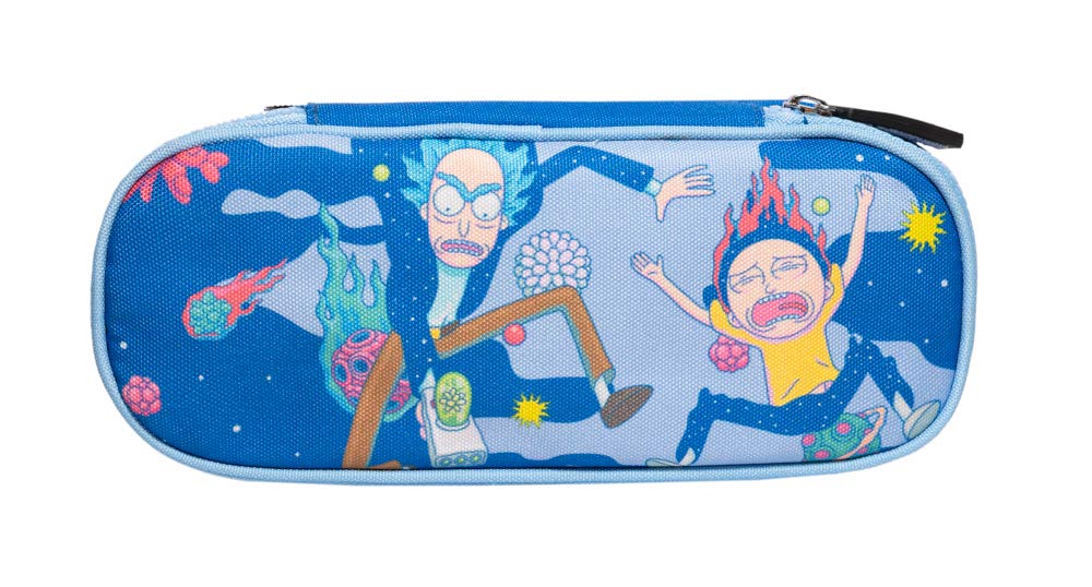 Erik Rick and Morty Pencil Case | Rick and Morty Gifts | Cool Merchandise | Large Kids Case