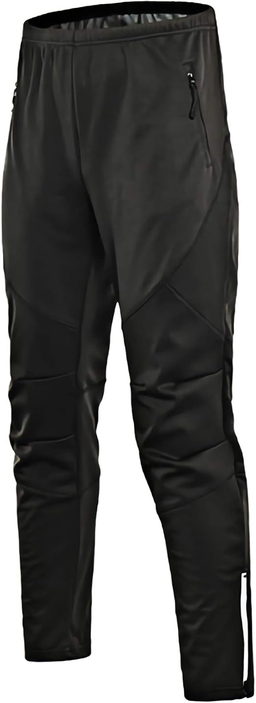 Thermal Cycling Pants Cold Weather, Winter Men Fleece Lined Bike Pants