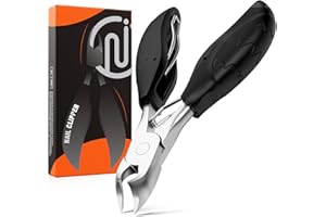 INXEN Toenail Clippers for Thick Toenails,Heavy-Duty Toe Nail Clippers for Thick Nails for Seniors Men Women-Professional Ingrown Toenail Clippers,podiatrist Fingernail Clipper Toenail Scissor Pedicure Tool