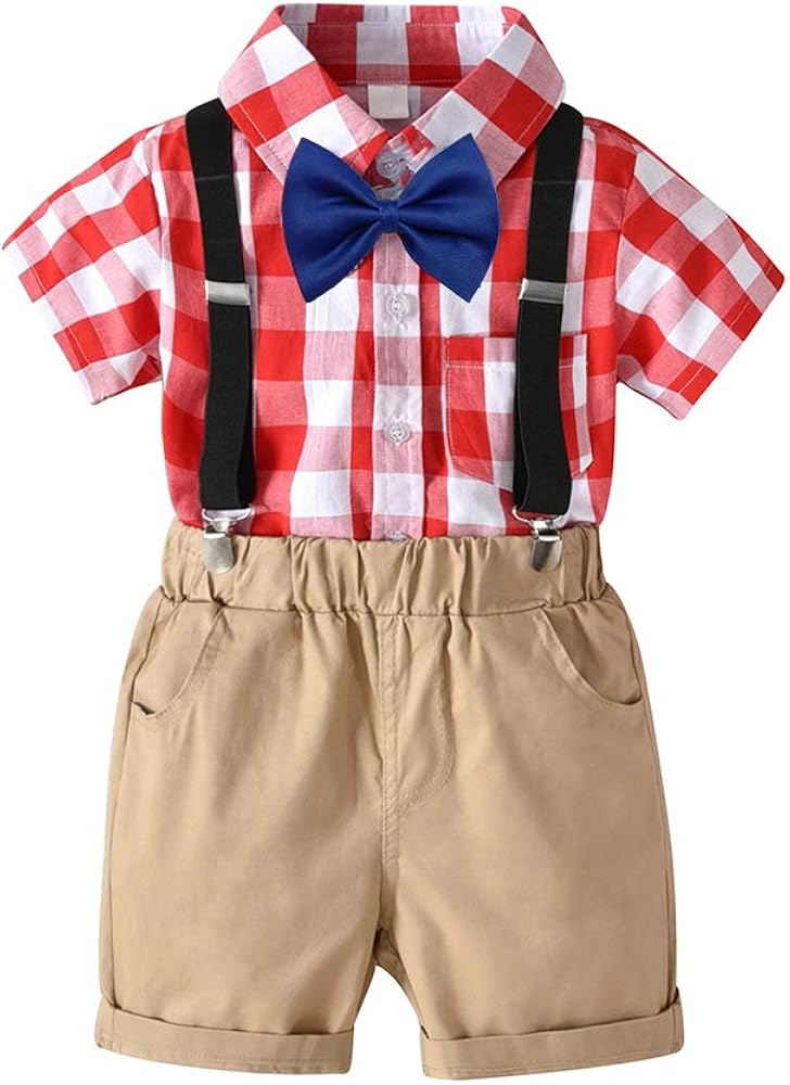 little boy suspender outfit