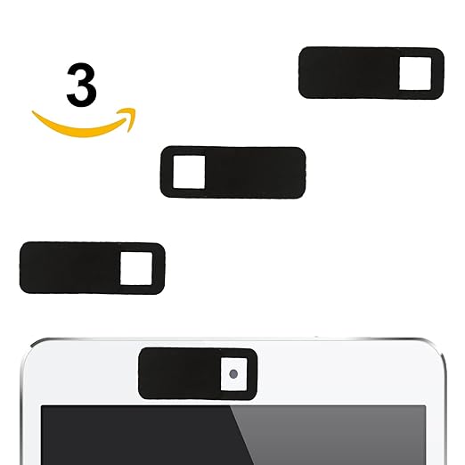 Fidgify Webcam Cover Abdeckung extra dünn Front-Kamera am Laptop, Tablet, Smartphone – ersetzt Webcam Sticker und Aufkleber +