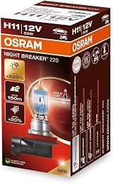 OSRAM NIGHT BREAKER 220 H11 Bright Halogen Headlight Lamp