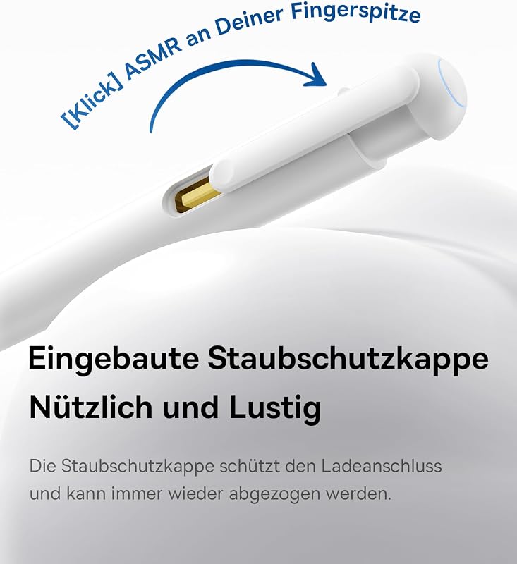 Stift für iPad 2018-2025, 17H Akkulaufzeit, Palm Rejection