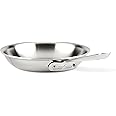 All-Clad 4108 Stainless Steel Tri-Ply Bonded Dishwasher Safe Fry Pan/Cookware, 8-Inch, Silver