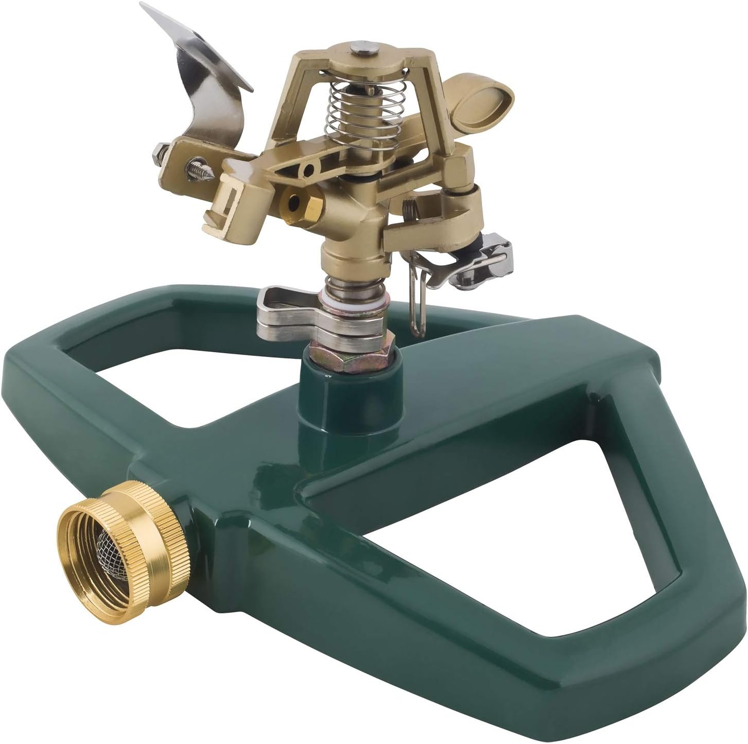 Melnor 65067-AMZ Pulsating Sprinkler with QuickConnect Product Adapter Set,  Bundle, Metal Base : Garden & Outdoor