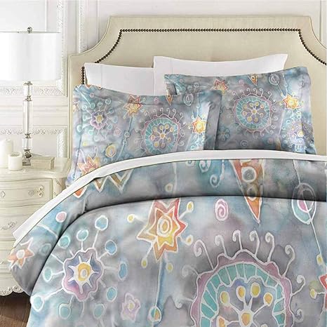 Amazon.com: Batik Queen Size Sheet Set-3 Piece Set,Comforter Set Bed