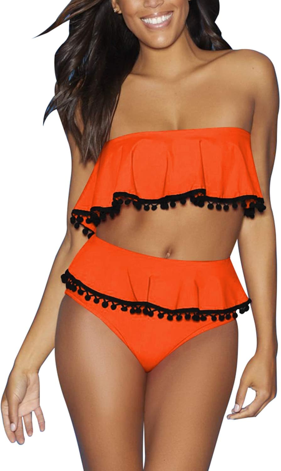 full coverage bandeau bikini top