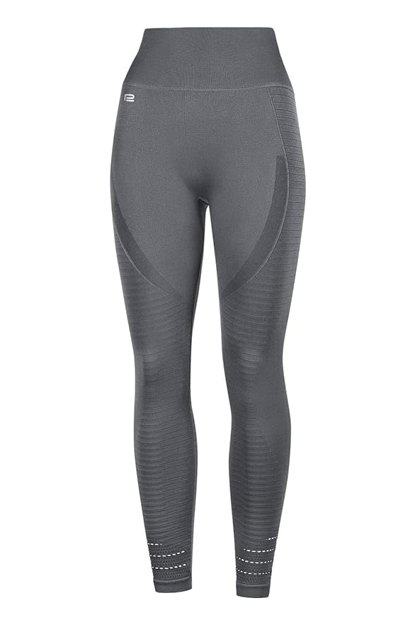 Prosske Damen Sport Leggings High Waist DLL1 Laufhose Fitnesshose Sporthose Atmungsaktiv