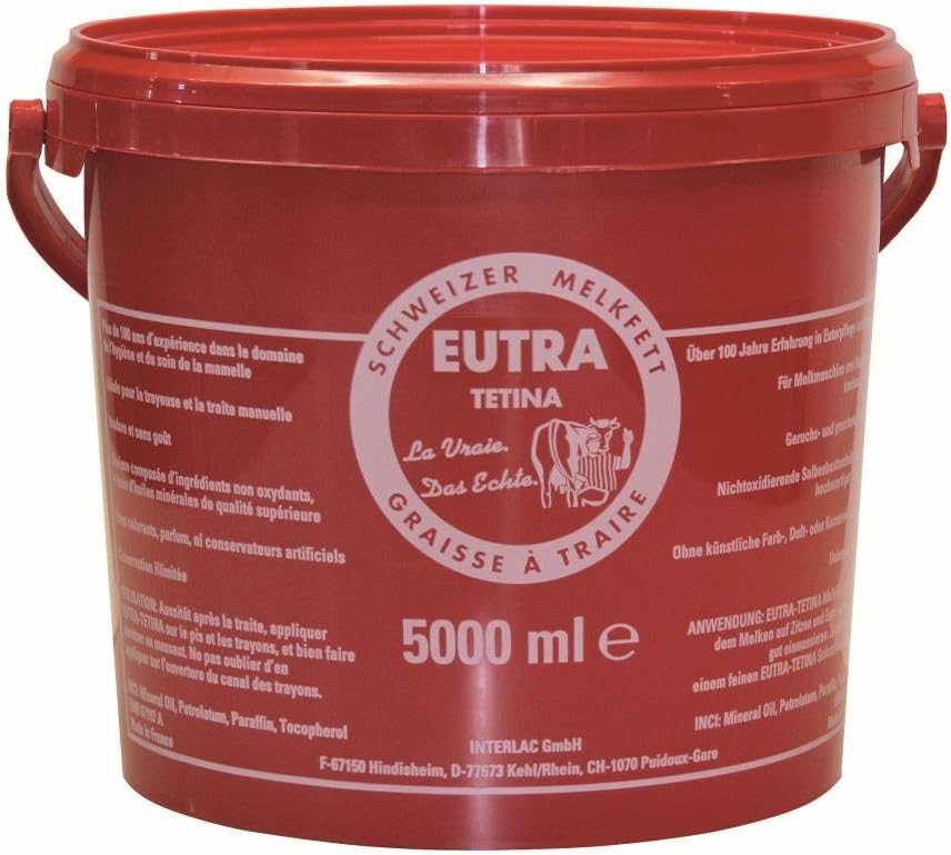 Eutra A00942 Milking Grease 5000 ml Bucket