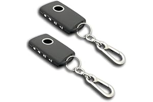 TANDRIVE Key Fob Cover Compatible with 2026 2025-2019 Mazda CX-5 CX-30 CX-50 CX70 CX90 3 6 CX-9 MX-5 Miata, Silicone, 4-Button, 2-Pack, Black