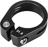X AUTOHAUX 31.8mm Aluminum Seat Post Clamp Black 1.25 inch