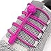 Elastic No Tie Shoelaces - No Tie Laces With Reflective String for Sneakers (Pink)