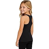 Kurve Premium Girls Seamless Supersoft Wide Strap Comfortable Racerback Tank (Made with Love in The USA)