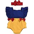 BSongo Newborn Baby Girls Romper Snow White Cosplay Infant Tops and Shorts Summer Clothes