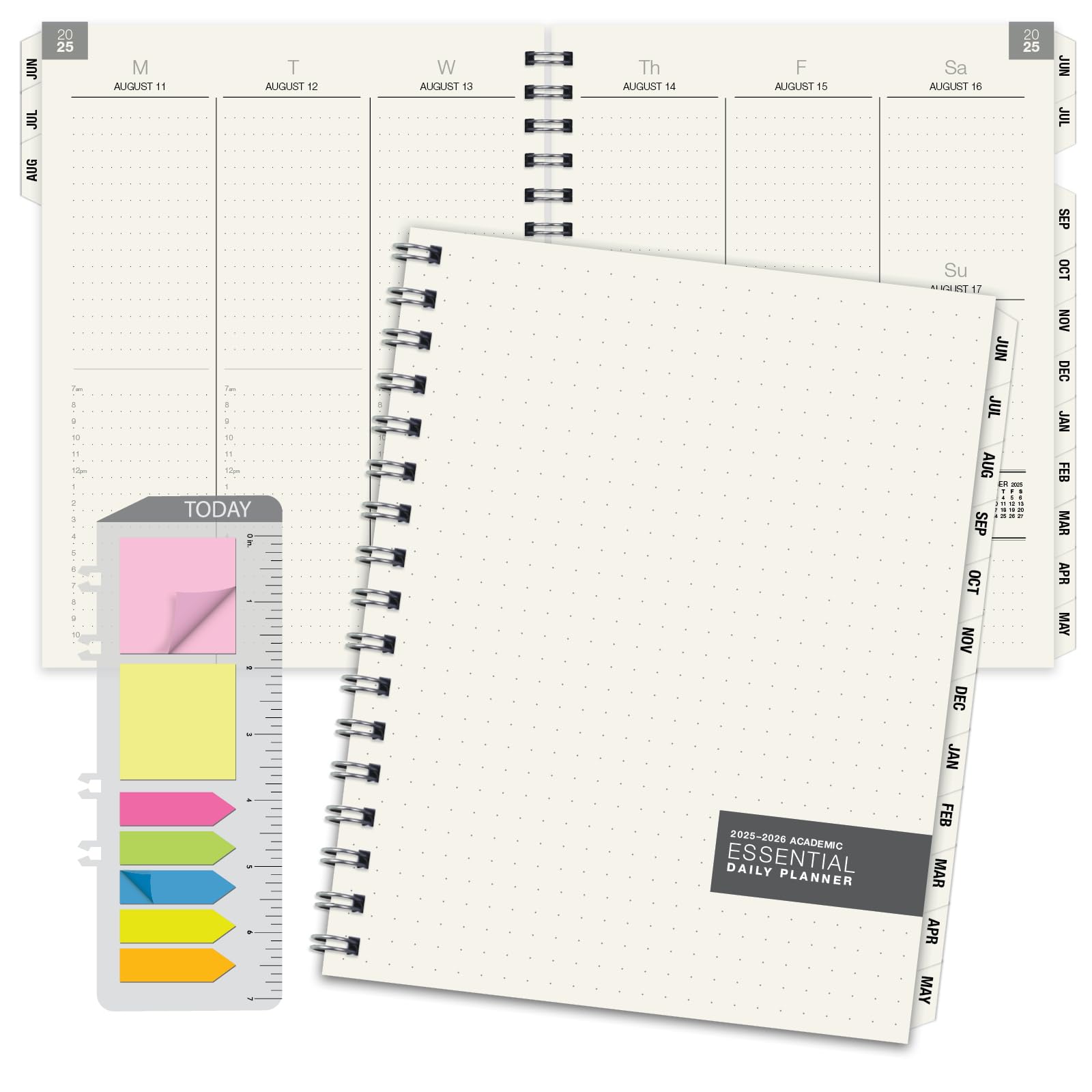 Photo 1 of Global Printed Products Essential 8.5"x11" Monthly & Weekly 2025-2026 Planner - (8.5" x 11" - June 2025 Through July 2026)
