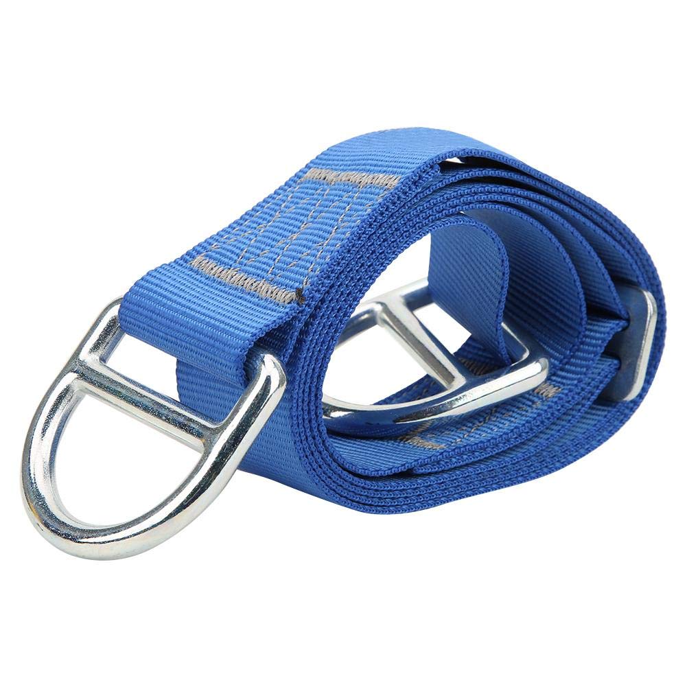 Keenso 1.5m Adjustable Climbing Webbing, Climbing Webbing Sling Flat Belt Rope Outdoor Rock Safety Connection Sling Training Facilities