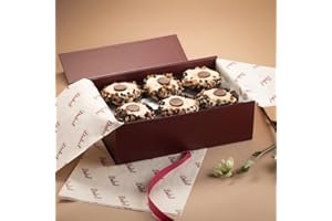 An All Time Favorite Chocolate Cupcake with Peanut Butter cups and Edged in Peanut Butter Chips 6 count for Women, Husband, Friends, Family & Corporate Office Events By Dulcet Gift Baskets