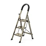 PLEDDANIO 3 Step Ladder Folding Step Stool for