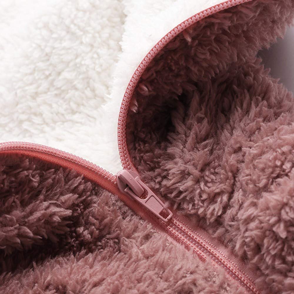 titap womens ladies warm artificial wool coat jacket winter parka outerwear red