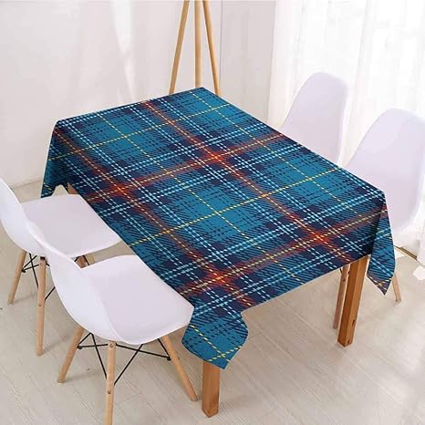 Amazon Scottdecor プリントテーブルクロス しわにならない シャーロット 女性の名前 フランス産 レトロな漫画デザイン 爆発効果とドット マルチカラー 60 By 90 Inch テーブルクロス オンライン通販