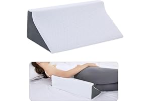Touchutopia Wedge Pillow for Sleeping, Side Sleeper Body Back Positioners for Back Pain, Preventing Bedsores, After Surgery, Pregnancy Support, Ankle Support, Bed Wedge Pillow for Side Sleepers